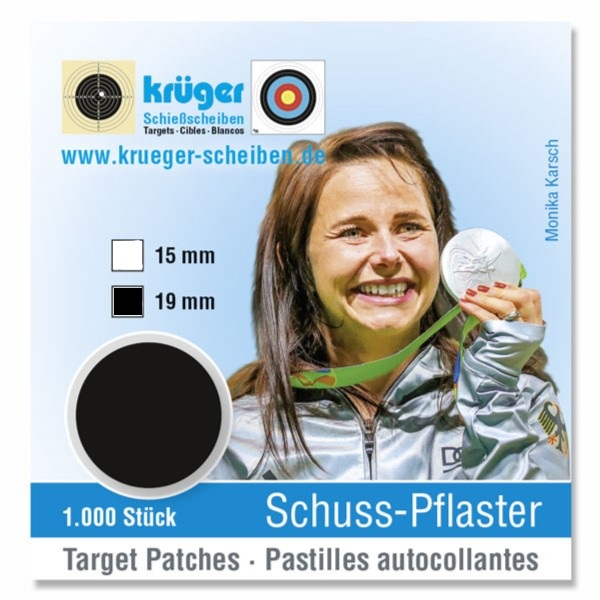 Kruger CRNE naljepnice za mete 8619 FI19 1000/1