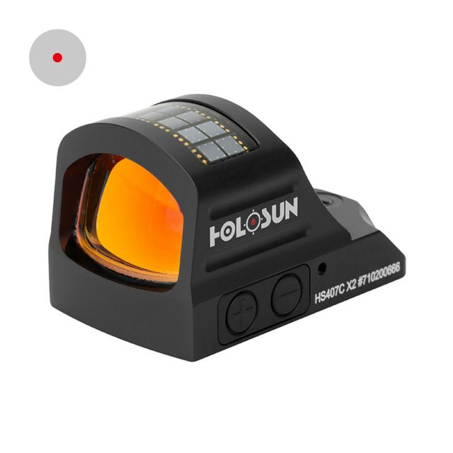 Holosun HS407C X2 Reflex Sight - 2 MOA Dot