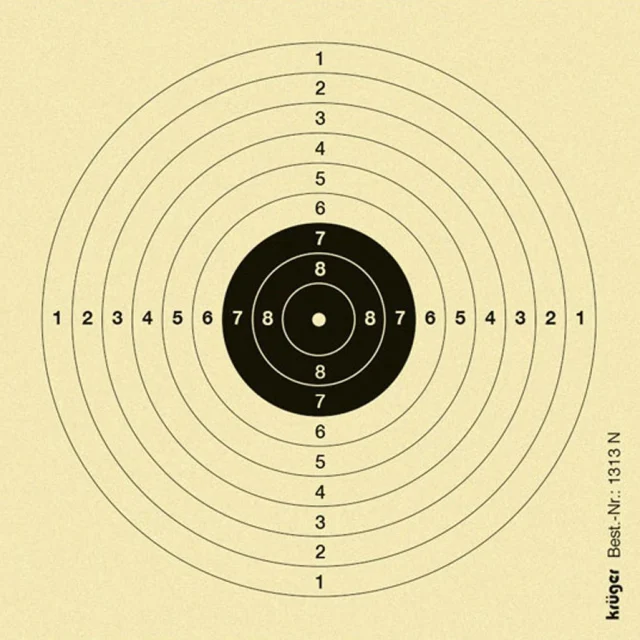 Kruger mete R-8 serijska zračna puška 1313N serijski numerirane 1000/1