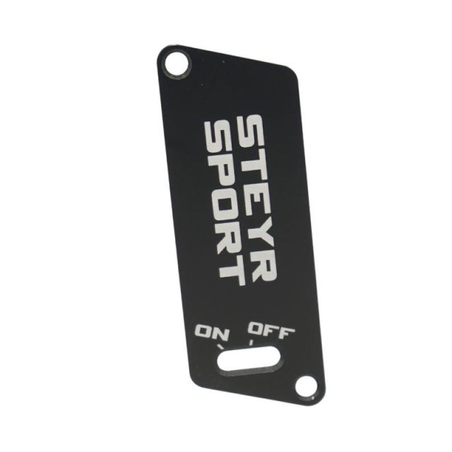 Steyr grip plate left black