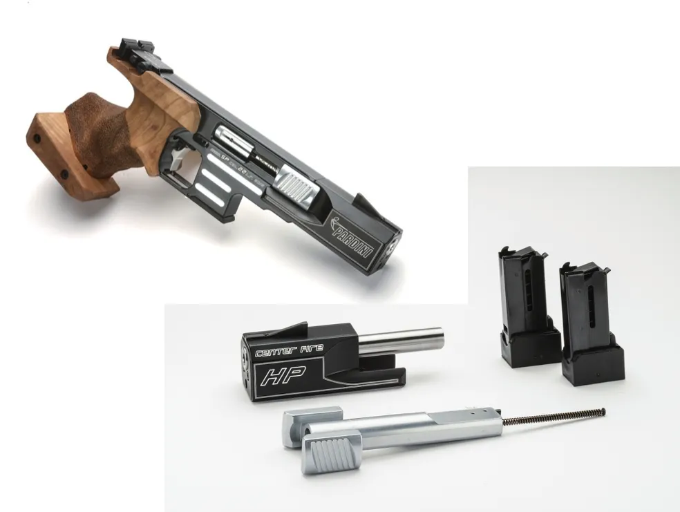 Pištolj Pardini HP .32 S&W LWC + konverzija SP-RF .22 LR - Slika 2