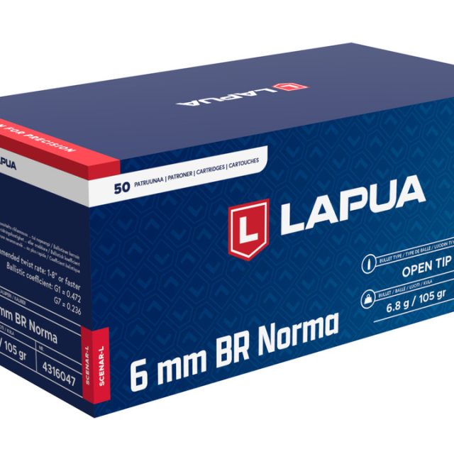 Streljivo Lapua 6mmBR 105gr OTM 50/1