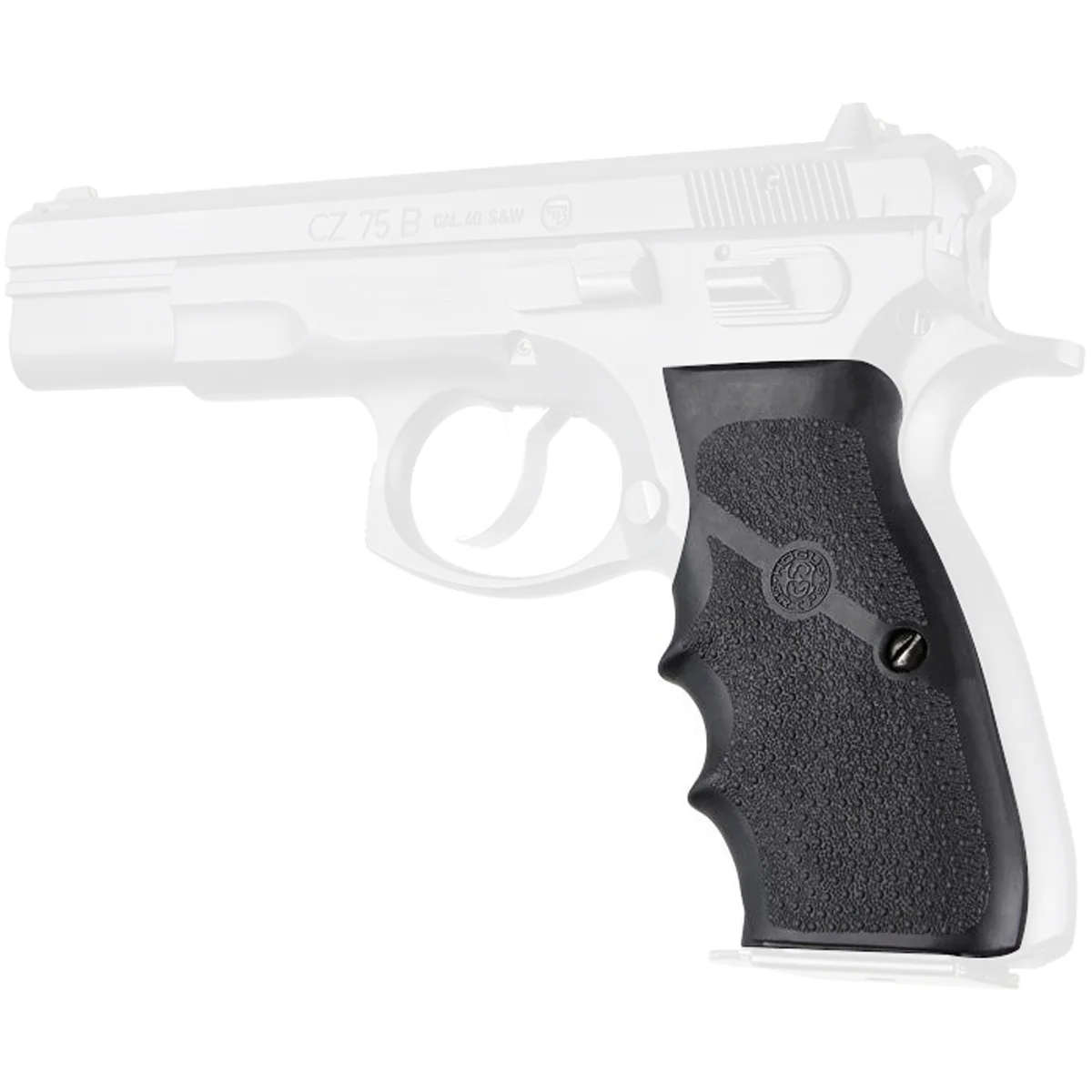 Hogue korice za pištolj CZ75/85/TZ-75/EEA/Tanfoglio/Springfield P9/Sphinx Black