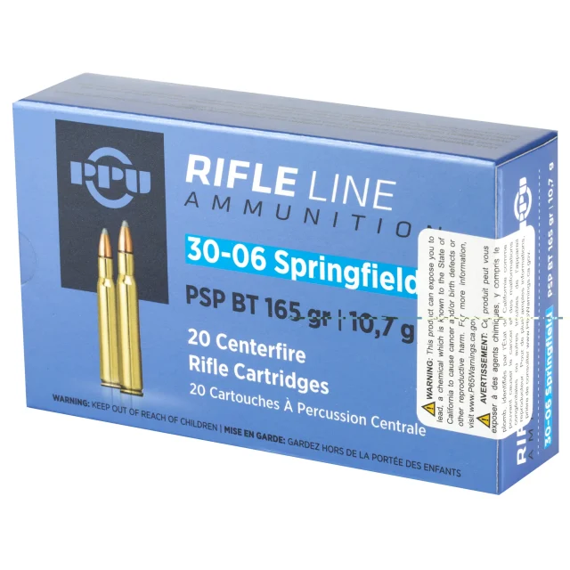 Streljivo PPU .30-06 SPR. PSP BT 165gr 10,7g 20/1