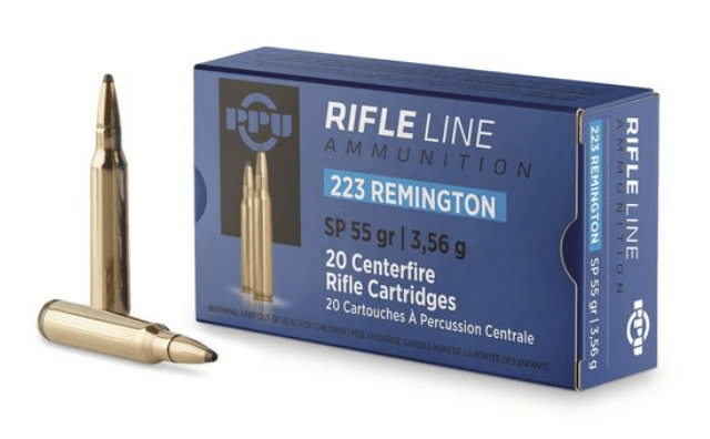 Streljivo PPU .223 REM SP 55gr 3,56g 20/1