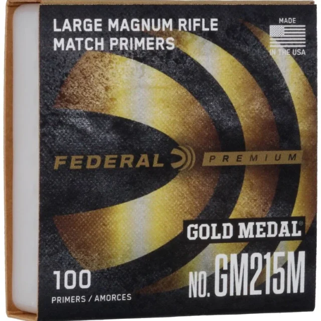 Kapisle Federal Large rifle magnum 215 Gold Medal 100/1