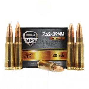 Streljivo MFS 7,62X39mm 124gr FMJ 20/1