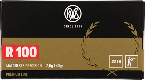 RWS R-100 .22 lr 40gr 50/1 – match streljivo za precizno gađanje
