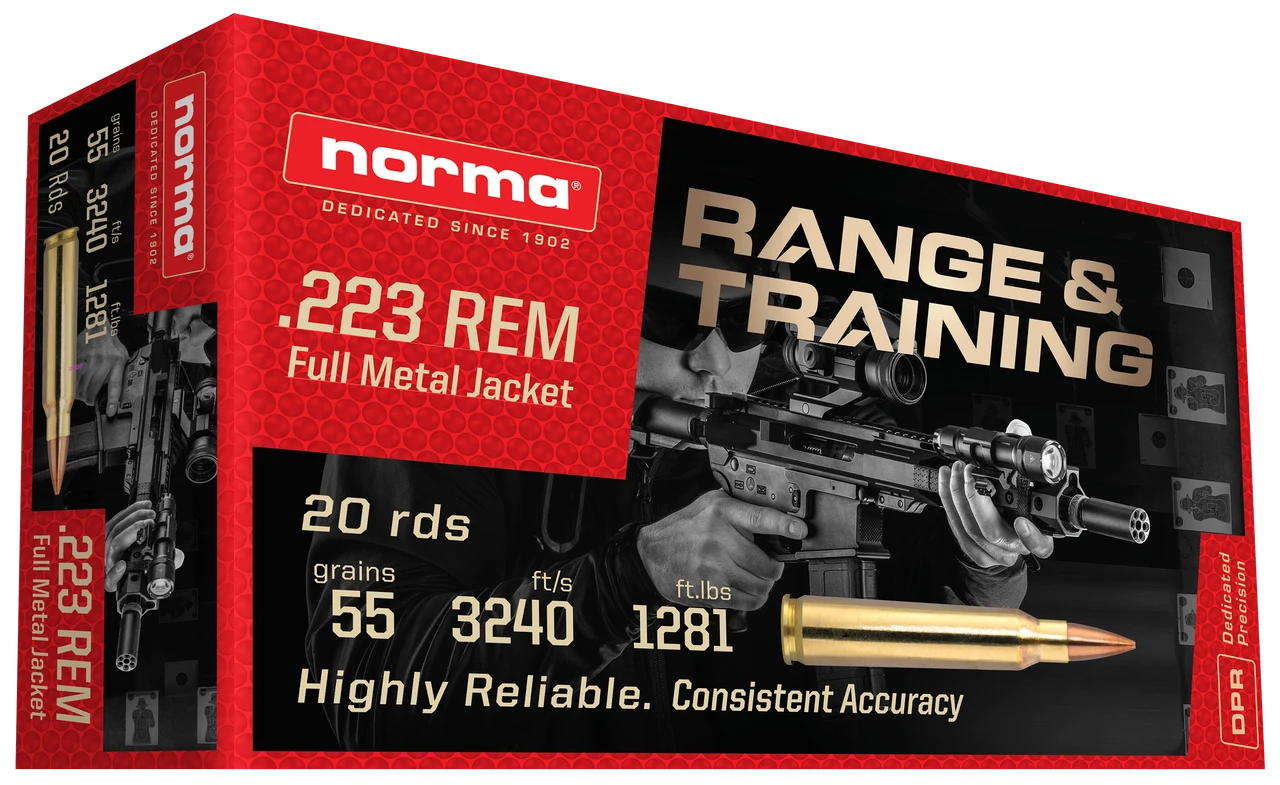 Norma .223 Rem 55gr R&T FMJ 20/1 – trening streljivo za precizno gađanje