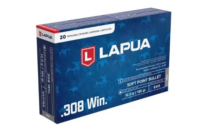 Lapua .308 Win 185 gr Mega – streljivo 20/1