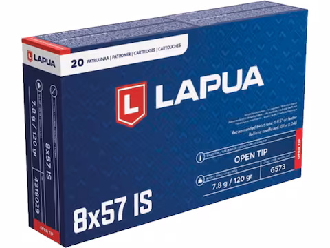 Lapua 8×57 IS 120 gr OT – streljivo 20/1