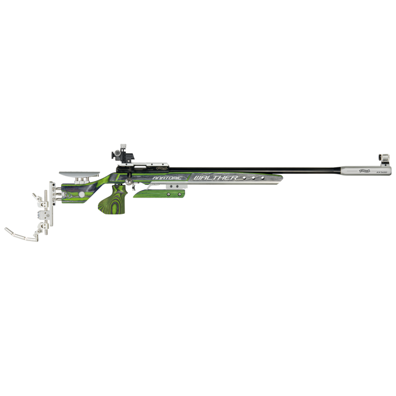 Walther KK500-M Anatomic green pepper .22lr – match puška s mehaničkim okidačem