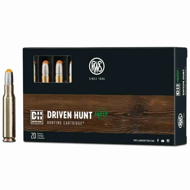 RWS .30-06 spring 165gr driven hunt – lovačko streljivo za pogonski lov (DRIVEN HUNT zrno)