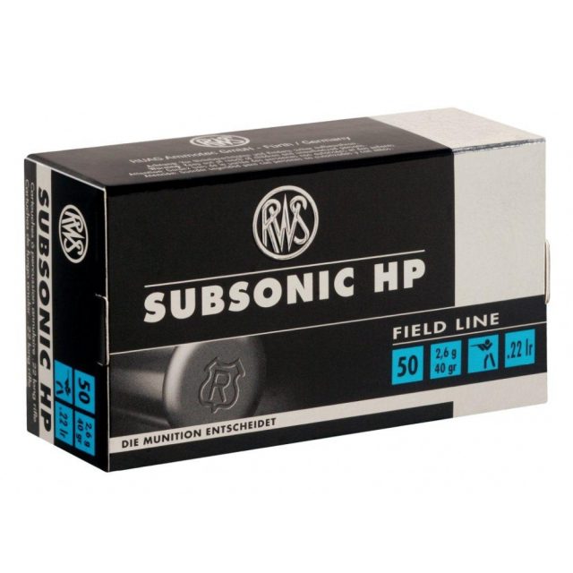 RWS .22 lr subsonic 50/1 – tiho streljivo za precizno gađanje