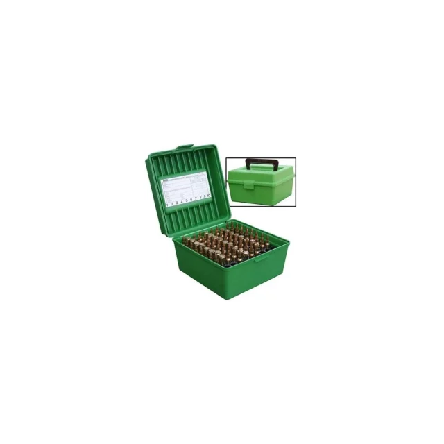 MTM Case-Gard R-100 Rifle Ammo Box Green